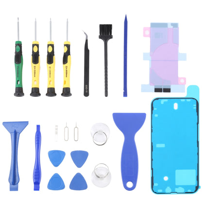JIAFA JF-8182 21 in 1 Battery Adhesive + LCD Frame Waterproof Adhesive + Repair Tool Set, For iPhone 11, For iPhone 11 Pro, For iPhone 11 Pro Max, For iPhone 12, For iPhone 12 mini, For iPhone 12 Pro, For iPhone 12 Pro Max, For iPhone 13