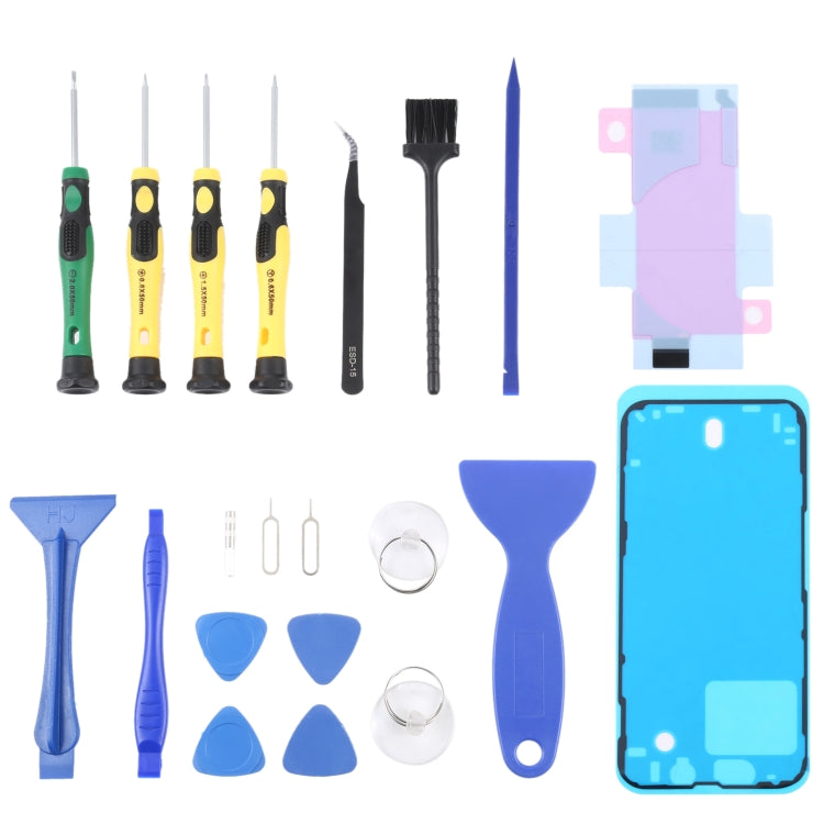 JIAFA JF-8182 21 in 1 Battery Adhesive + LCD Frame Waterproof Adhesive + Repair Tool Set, For iPhone 11, For iPhone 11 Pro, For iPhone 11 Pro Max, For iPhone 12, For iPhone 12 mini, For iPhone 12 Pro, For iPhone 12 Pro Max, For iPhone 13