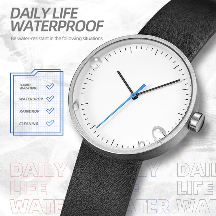 YAZOLE 522 Red & Blue Pointer Quartz Movement Sports Watch