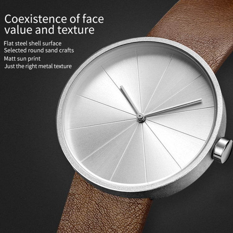 YAZOLE 520 Simple Dial Waterproof Quartz Movement Watch