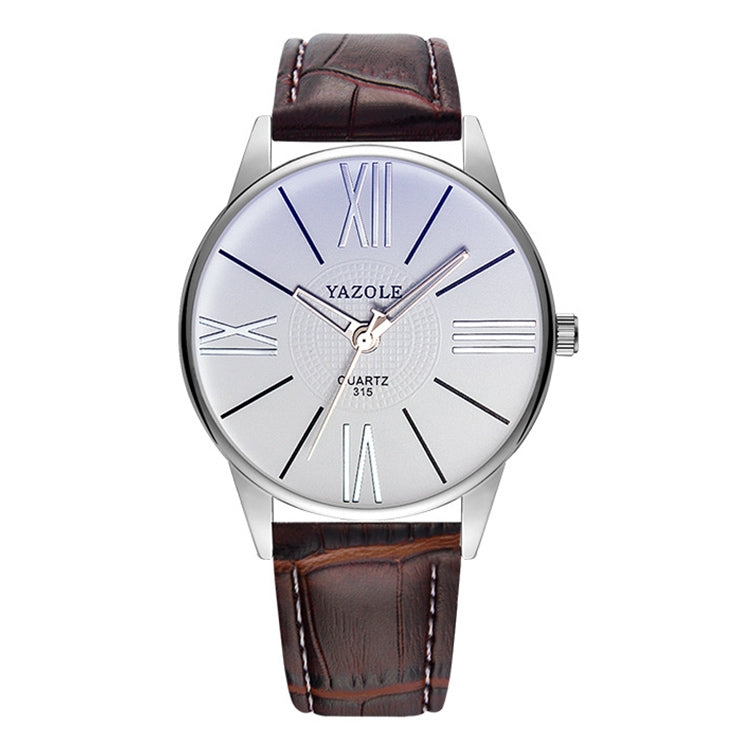 YAZOLE 315 Simple Large Dial Waterproof Sports Quartz Watch