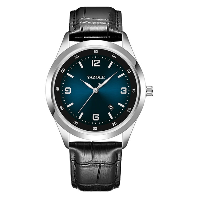 YAZOLE 552 Luminous Pointer Calendar Waterproof Quartz Watch