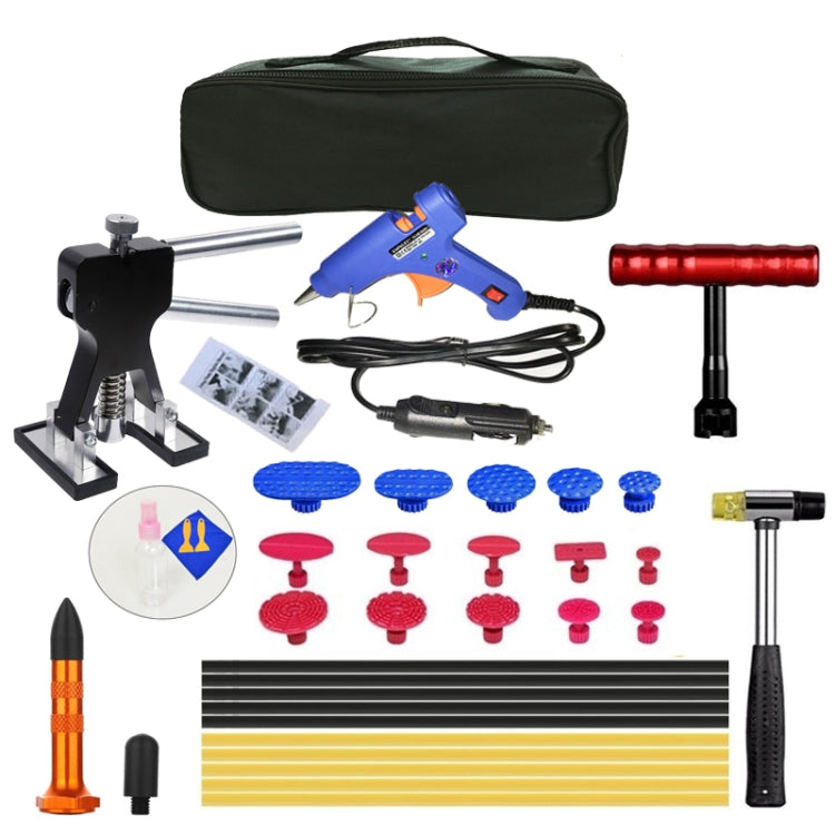 38 in 1 12V Car Cigarette Lighter Plug Paintless Dent Puller, 38 in 1 Black Puller