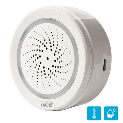 NEO NAS-AB02WT WiFi USB Siren Alarm with Temperature & Humidity Sensor, AB02WT
