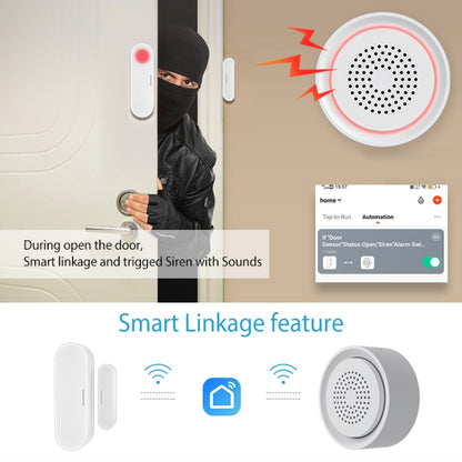 NEO NAS-AB03WT WiFi USB Siren Alarm with Temperature & Humidity Sensor, AB03WT