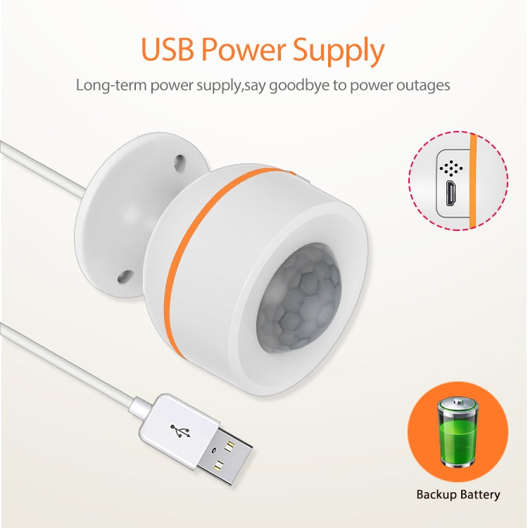 NEO NAS-PD07B Zigbee USB PIR Motion Sensor Home Alarm, PD07B