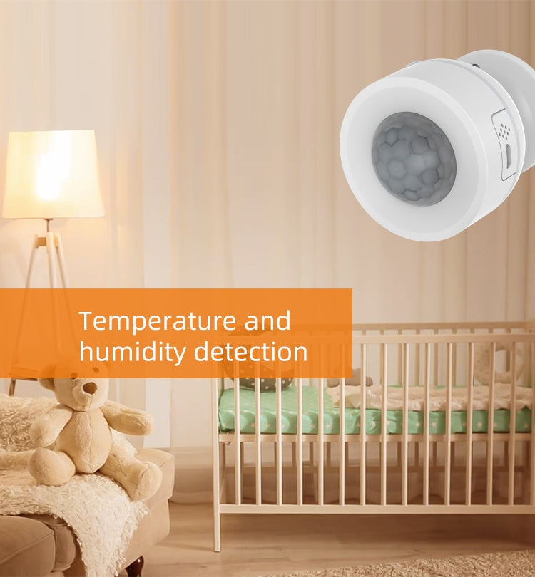 NEO NAS-PD07W WiFi PIR Motion Sensor with Temperature & Humidity Sensor, PD07W