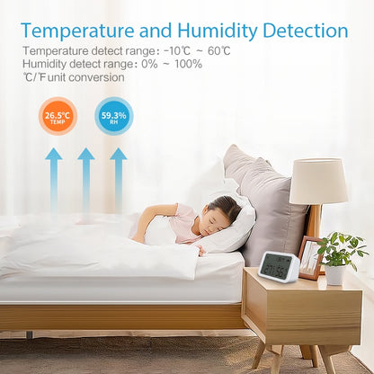 NEO NAS-TH02W WiFi 3 in1 Temperature and Humidity Sensor, TH02W