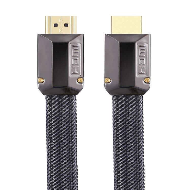 3m 2.0 Version  HD Cable 19 + 1 Standard Oxygen-Free Copper Metal Sshell 4K TV Flat Cable, For HDMI