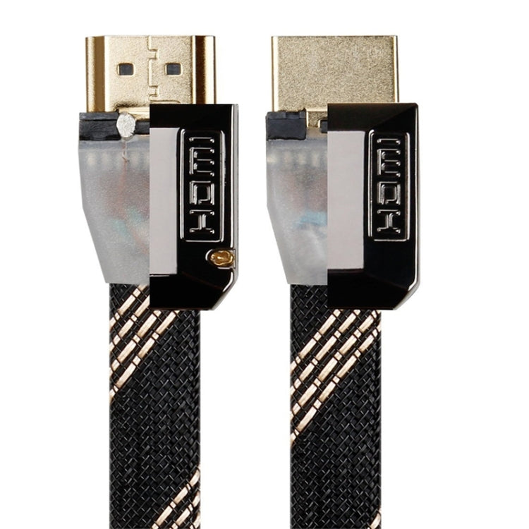 3m 2.0 Version  HD Cable 19 + 1 Standard Oxygen-Free Copper Metal Sshell 4K TV Flat Cable, For HDMI