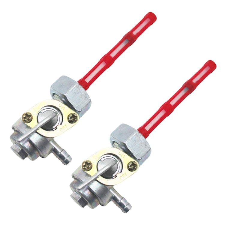 2 PCS Motorcycle Fuel Tap Valve Petcock Fuel Tank Gas Switch for Honda CB400/CB500/CB550/CB750, For Honda (White), For Honda (Red)