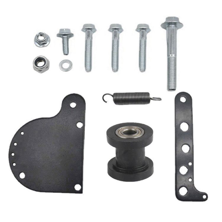 Electric Bicycle Chain Roller Guide Tensioner Idler, Black, Silver