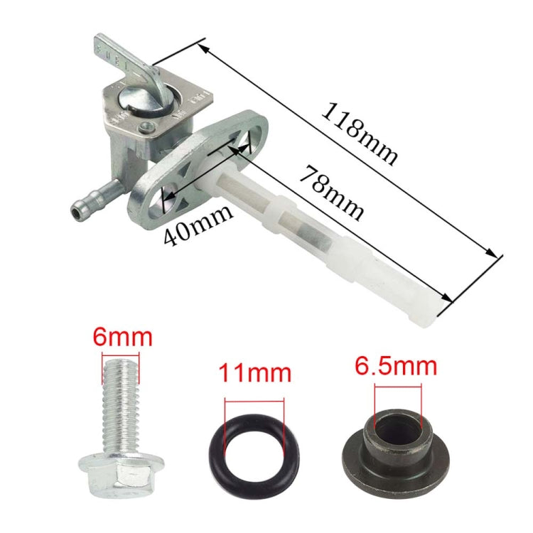 Motorcycle Fuel Tap Valve Petcock Fuel Tank Gas Switch for Honda CRF150, For Honda CRF150
