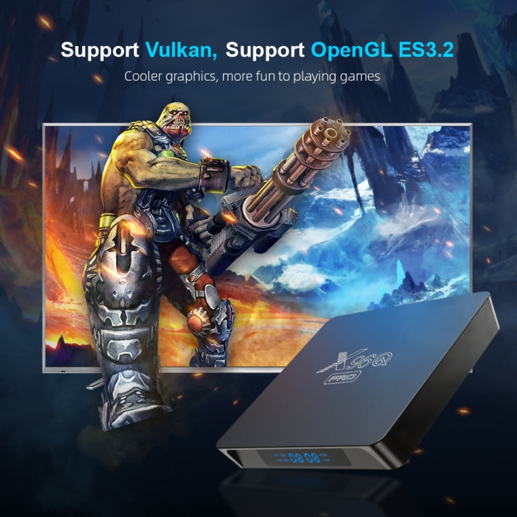 X96Q PRO 4K Smart TV BOX Android 10.0 Media Player, Allwinner H313 Quad Core ARM Cortex A53, RAM: 1GB, ROM: 8GB, 1GB+8GB, EU Plug, 1GB+8GB, US Plug, 1GB+8GB, UK Plug