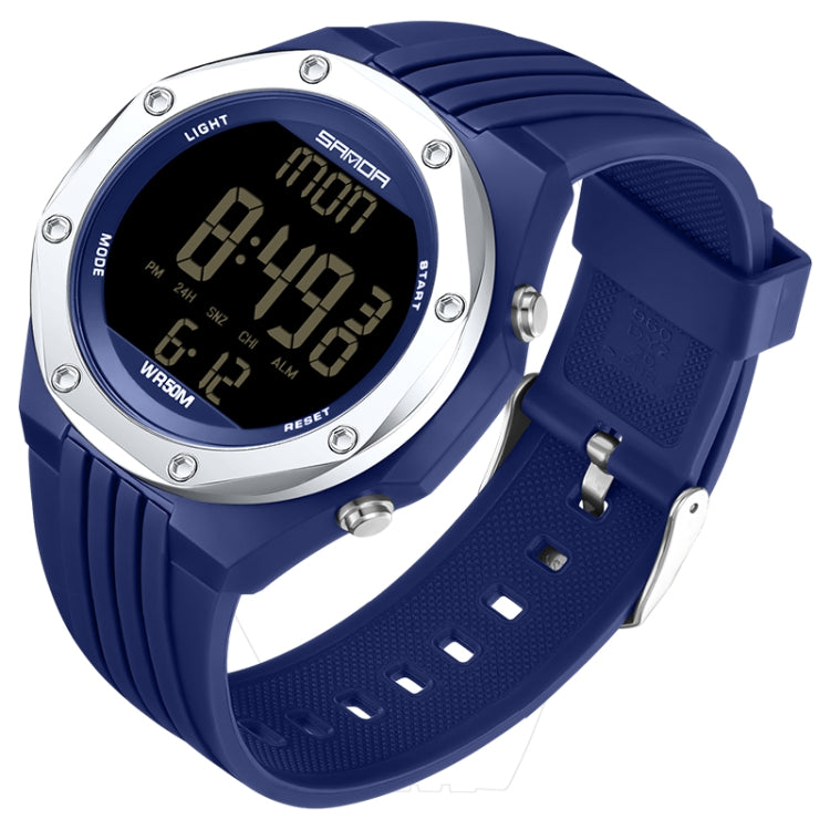 SANDA 6093 Waterproof Luminous Electronic Digital Watch