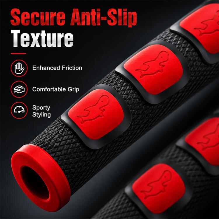 2 PCS Motorcycle Modification Accessories PVC Horn ShapeHand Grip Cover Handlebar Set