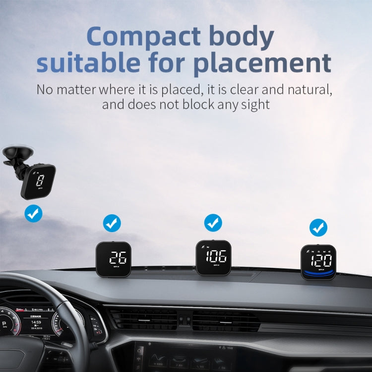 G4 Head Up Display Car Speedometer Smart Digital Alarm Reminder GPS HUD, G4