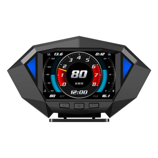P1 3.5 inch Car OBD2 GPS HUD Head Up System Smart Digital Speedometer Meter Display, P1