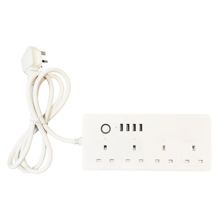 SM-SO301-K 4 Holes + 4 USB Multi-purpose Smart Power Strip, UK Plug, WIFI  13A