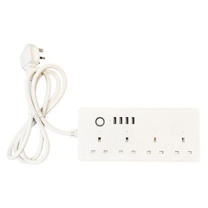 SM-SO301-K 4 Holes + 4 USB Multi-purpose Smart Power Strip, UK Plug, WIFI  13A