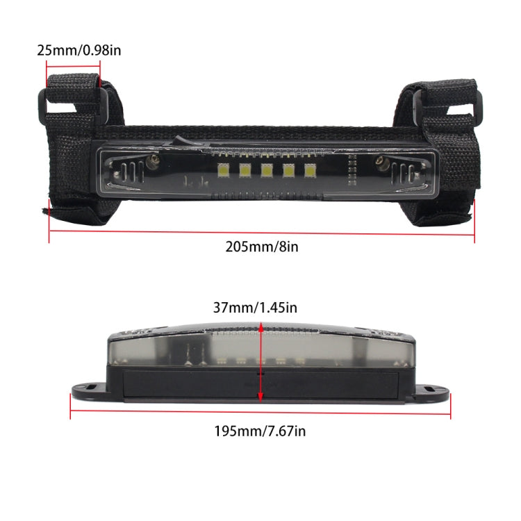 Motorcycle LED Guard Bar Light for UTV ATV Polaris RZR Golf Cart, Guard Bar Light(Smoked), Guard Bar Light(Transparent)