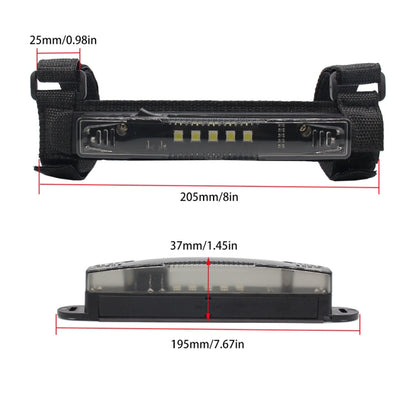 Motorcycle LED Guard Bar Light for UTV ATV Polaris RZR Golf Cart, Guard Bar Light(Smoked), Guard Bar Light(Transparent)
