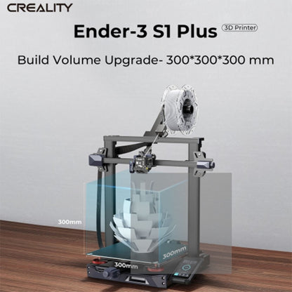 Ender-3 S1 Plus Full-metal Dual-gear Larger-size 3D Printer, EU Plug