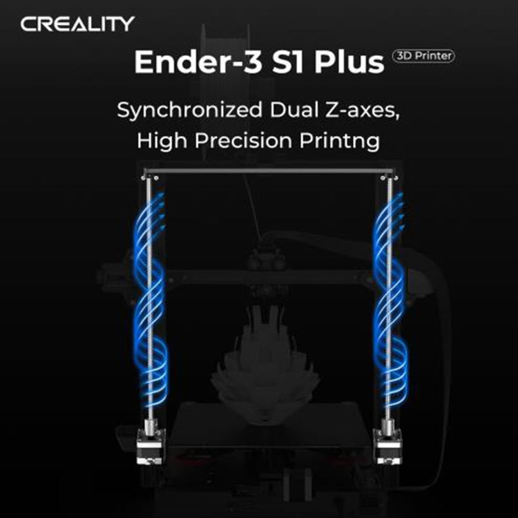 Ender-3 S1 Plus Full-metal Dual-gear Larger-size 3D Printer, EU Plug