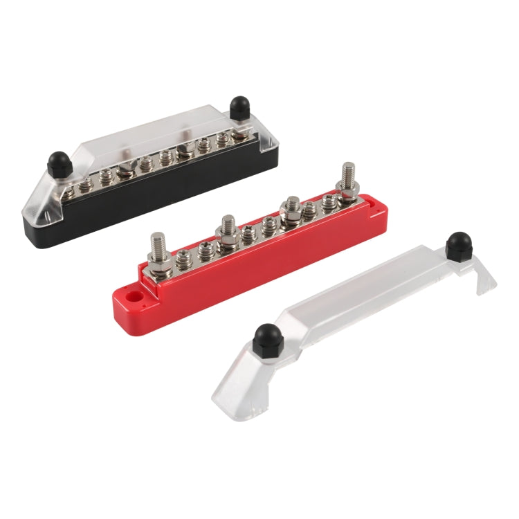 1 Pair 10 Way Power Distribution Block Terminal Studs with 4 Fixing Screws, A7473