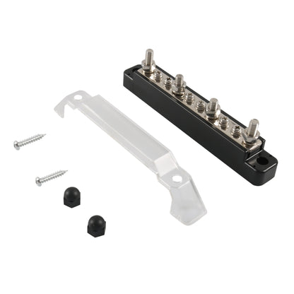 1 Pair 10 Way Power Distribution Block Terminal Studs with 4 Fixing Screws, A7473