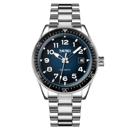 SKMEI 9232 Stainless Steel Buckle Glass Mirror Waterproof Resistant Quartz Watch