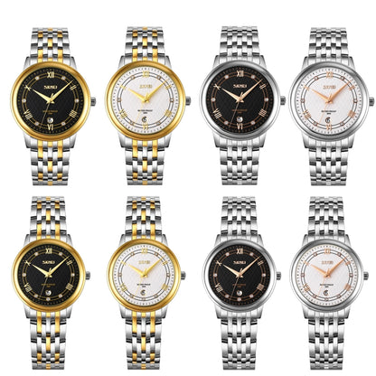 SKMEI 9272 Stainless Steel Buckle Strap Waterproof Quartz Watch, Man, Women