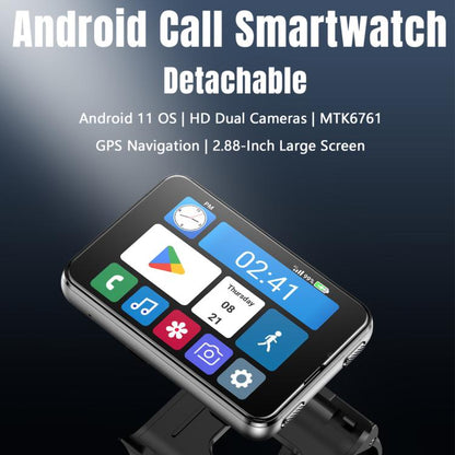 S999 2.88 inch TFT Screen 4G Smart Watch, Android 11 4GB+64GB