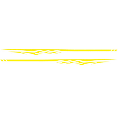 2 PCS/Set D-280 Flame Streak Pattern Car Modified Decorative Sticker, D-280