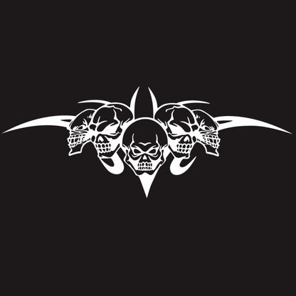 D-299 Skull Pattern Car Modified Hood Decorative Sticker, D-299