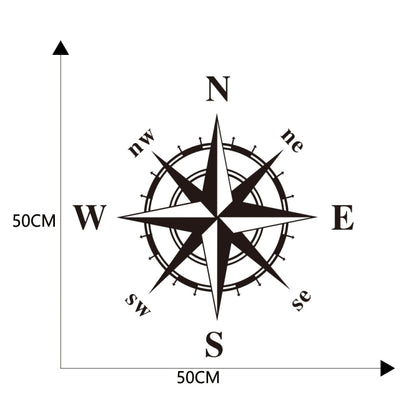 D-366 Compass Pattern Car Modified Decorative Sticker, D-366