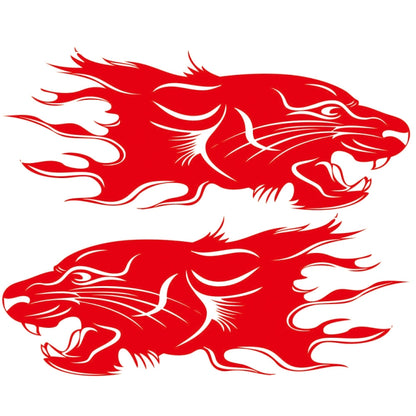 2 PCS/Set D-417 Lion Pattern Car Modified Decorative Sticker, D-417