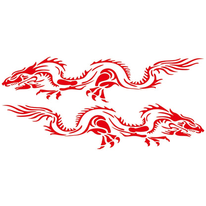 2 PCS/Set D-418 Dragon Totem Tribe Pattern Car Modified Decorative Sticker, D-418