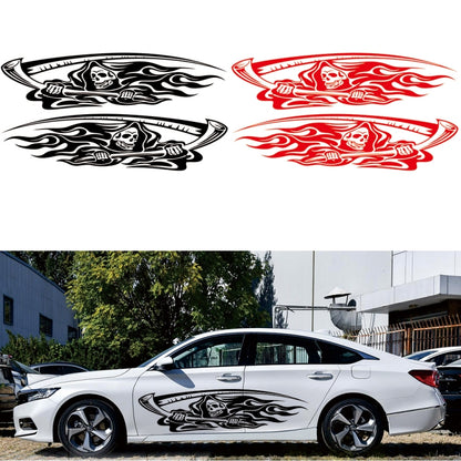 2 PCS/Set D-435 Grim Reaper Pattern Car Modified Decorative Sticker, D-435