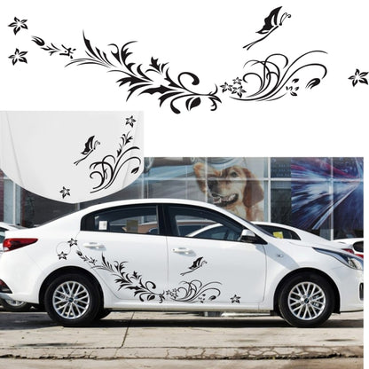 D-462 Butterfly Loves Flowers Pattern Car Modified Decorative Sticker, D-462