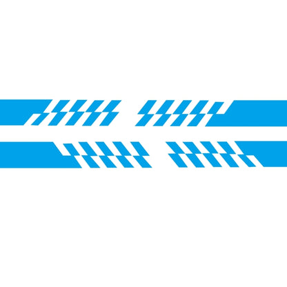2 PCS/Set D-487 Stripe Pattern Car Modified Decorative Sticker, D-487