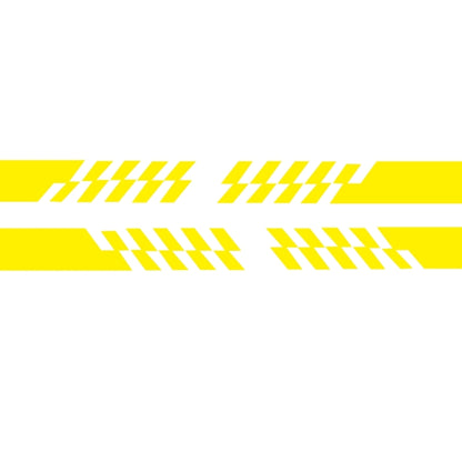 2 PCS/Set D-487 Stripe Pattern Car Modified Decorative Sticker, D-487