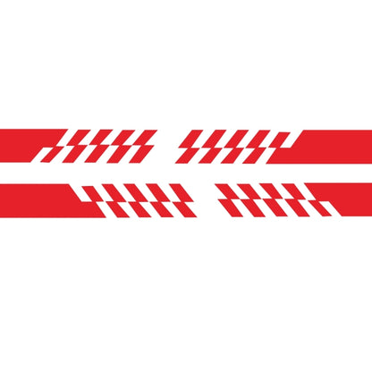 2 PCS/Set D-487 Stripe Pattern Car Modified Decorative Sticker, D-487