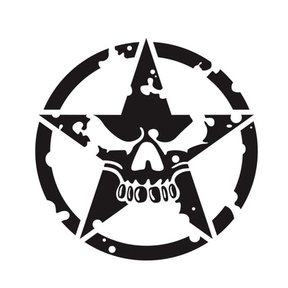 D-520 Star Pattern Car Modified Hood Decorative Sticker, D-520