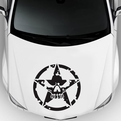 D-520 Star Pattern Car Modified Hood Decorative Sticker, D-520