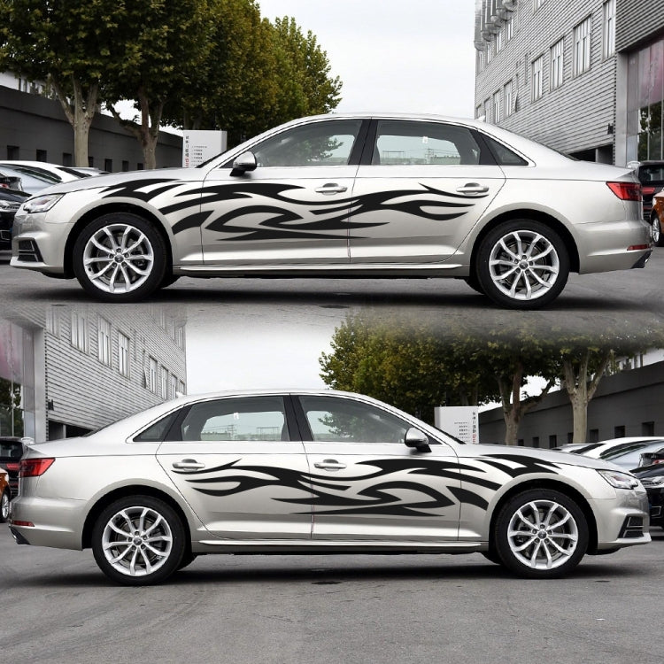 2 PCS/Set D-521 Fire Totem Pattern Car Modified Decorative Sticker, D-521