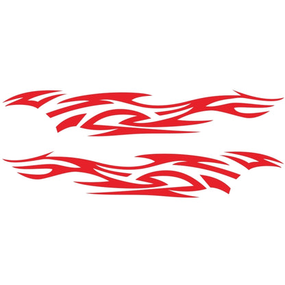 2 PCS/Set D-521 Fire Totem Pattern Car Modified Decorative Sticker, D-521