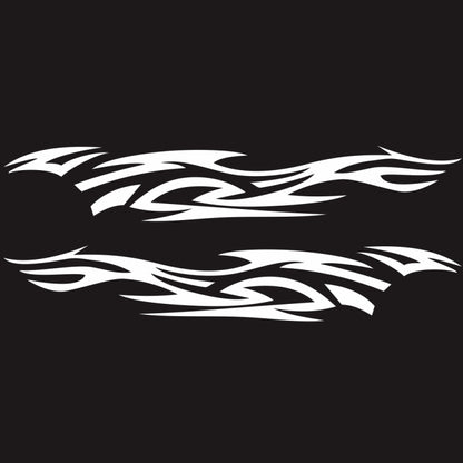 2 PCS/Set D-521 Fire Totem Pattern Car Modified Decorative Sticker, D-521