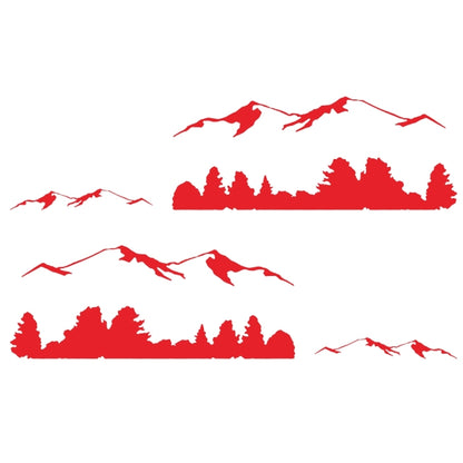 2 PCS/Set D-684 Mountain Totem Pattern Car Modified Decorative Sticker, D-684