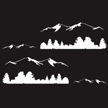 2 PCS/Set D-684 Mountain Totem Pattern Car Modified Decorative Sticker, D-684
